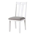 thumbnail image 3 of Furniture of America Zinia Transitional Wood 5-Piece Dining Table Set in White, 3 of 7