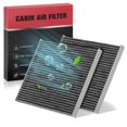 thumbnail image 1 of Bdfhyk Filtros de aire de cabina de 2 piezas con carbón activado compatibles con Hyundai Accent/Veloster 2012-2017 Genesis Coupe 2010-2016 Tucson 2005-2015; Compatible con Kia Rio Rio5 Forte Koup Rond, 1 of 1