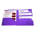 thumbnail image 3 of Fólder Con Divisiones Oxford, Tamaño carta, Poly, Morado,25 Piezas., 3 of 3