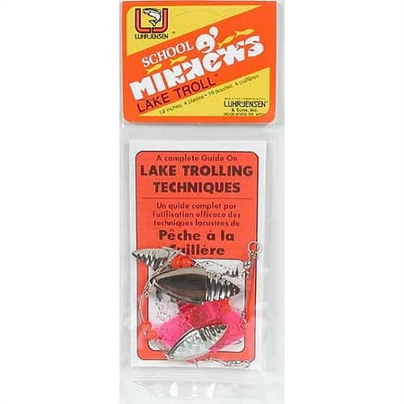 UPC: 0049762100337 | Luhr Jensen School-O-Minnows Lake Troll 19  Nickel/Silver Prism-Lite