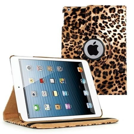 KIQ iPad 10.2 Case, PU/Faux Leather Folio Cover Case for Apple iPad 9th 8th 7th Generation [2021/2020/2019] [Leopard]