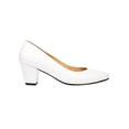 thumbnail image 2 of ZAPATILLAS TACONES VESTIR LEON DAMA MUJER BLANCO PIEL CABRA737 LEON 737, 2 of 3