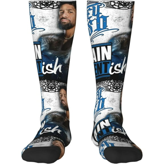 Jey Uso Stocking Women's Crew Sock High Sock Soft Men's Athletic Socks Outdoor Socks