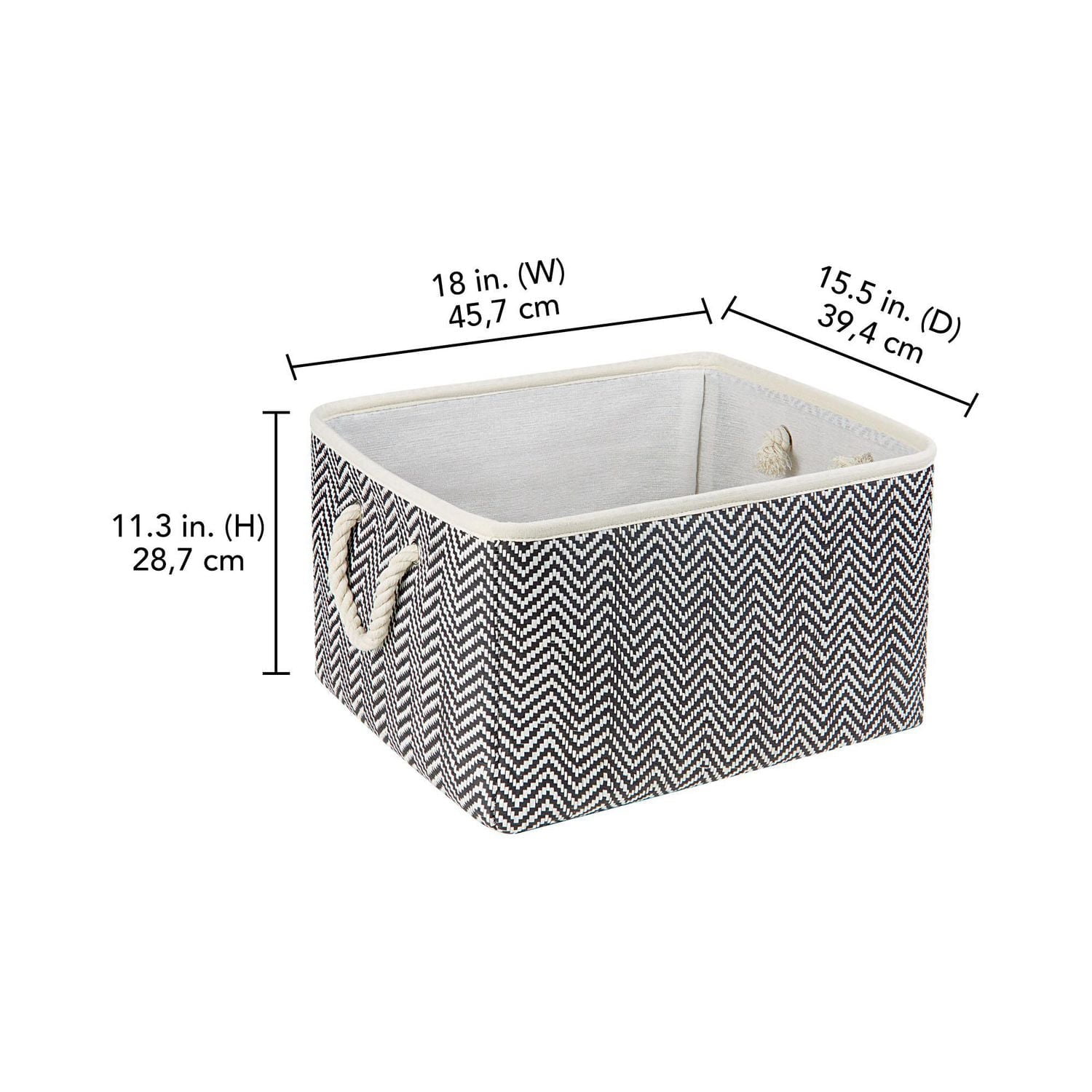 Panier de rangement HOMETRENDS Fabrication en papier