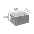 thumbnail image 4 of Hometrends Woven Paper Fabric Basket, 4 of 5