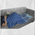 thumbnail image 6 of Rubber Duck Soft Flannel Fleece Throw Blanket, Rubber Duck Floating on Paper Seem Water Waves Bathroom Time Childcare Image, Cozy Plush for Indoor and Outdoor Use, 60" x 80", Multicolor, by Ambesonne, 6 of 6