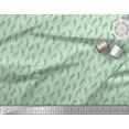 thumbnail image 3 of Soimoi Green Cotton Duck Fabric Seal Leaves Printed Craft Fabric by the Yard 44 Inch Wide, 3 of 3