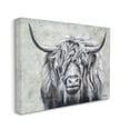 thumbnail image 3 of Stupell Highland Cattle Distressed Rustic Animals & Insects Painting Gallery Wrapped Canvas Print Wall Art, 3 of 5