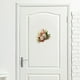 thumbnail image 4 of Pegatina de pared con diseño floral rojo para puerta de dormitorio, mesita de noche, fondo, autoadhesiva, para baño, 27 x 27 cm, 4 of 6