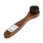 Wooden Handle Horsehair Boot Cleaning Brush Cleaner Polish Shoe Care Accessories
