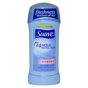 24 Hour Protection Powder Invisible Solid Anti-Perspirant Deodorant Stick by Suave for Unisex - 2.6 oz Deodorant Stick
