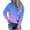 Sky Blue, variant on 50% Off Clear! Viikei Hoodies for Women Plus Size Sweatshirt for Women Fashion Womens Casual Hoodies Sweatshirt Patchwork Ladies Hooded Blouse Pullove