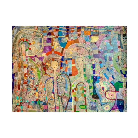 Trademark Fine Art Alise Loebelsohn Angels Among Us 24x30 2020 Canvas Wall Art