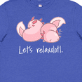thumbnail image 4 of Inktastic Let's Relaxolotl with Cute Sleeping Axolotls Youth T-Shirt, 4 of 5