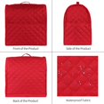 thumbnail image 4 of Stand Mixer Dust Proof Cover, Kitchen Mixer Accessories with Pockets and Handle, Waterproof(Red), 4 of 5