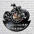 thumbnail image 4 of Leutsin Horloge Murale en Vinyle Forme de Moto Créative Rétro Nostalgique, 4 of 7