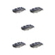 thumbnail image 1 of Qarigey Pasadores para el cabello, accesorios encantadores para el tocado, accesorio de moda para mujer, pinzas para el pelo, Clip para el pelo Updo para Tipo 1 5piezas Qarigey CBP221808, 1 of 4
