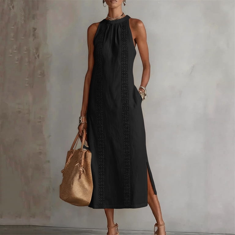 boho white cotton dress Linda Maxi this 100% cotton wedding square collar dress Cerinthe Satin Mini Dress Color:Solid Brown