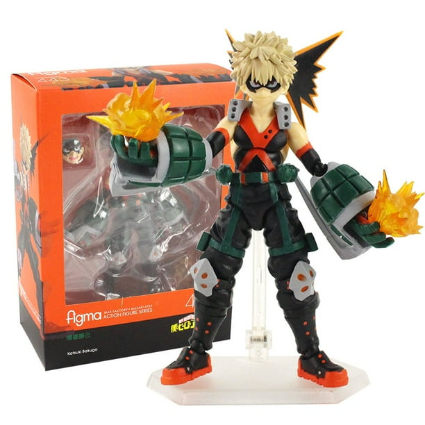 Figura De Acción Bakugou Katsuki De MHA – Modelo De PVC De 17 Cm Para Coleccionistas, Decoración De Escritorio Y Regalo Para Fans Del Anime