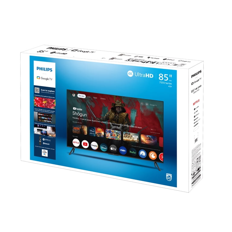 Philips 85” Class 4K Ultra HD (2160p) Google Smart LED TV