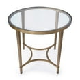thumbnail image 6 of Butler Specialty Monica Glass And Metal Side Table - Gold, 6 of 6