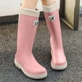 thumbnail image 5 of YLYL Women's Knee High Rain Boots Waterproof No Slip Rubber Sole Outdoor Work Garden Mud Boots, 5 of 7