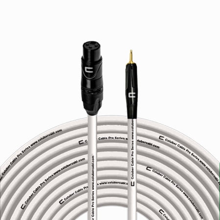 Coluber Cable Unbalanced XLR Female Cable to 3.5 TS Male - 3-Pin Connector
