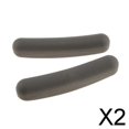 thumbnail image 1 of Paquete de 2-4 1 par de muletas suaves almohadillas de repuesto para axilas para discapacitados gris 2 piezas, 1 of 8