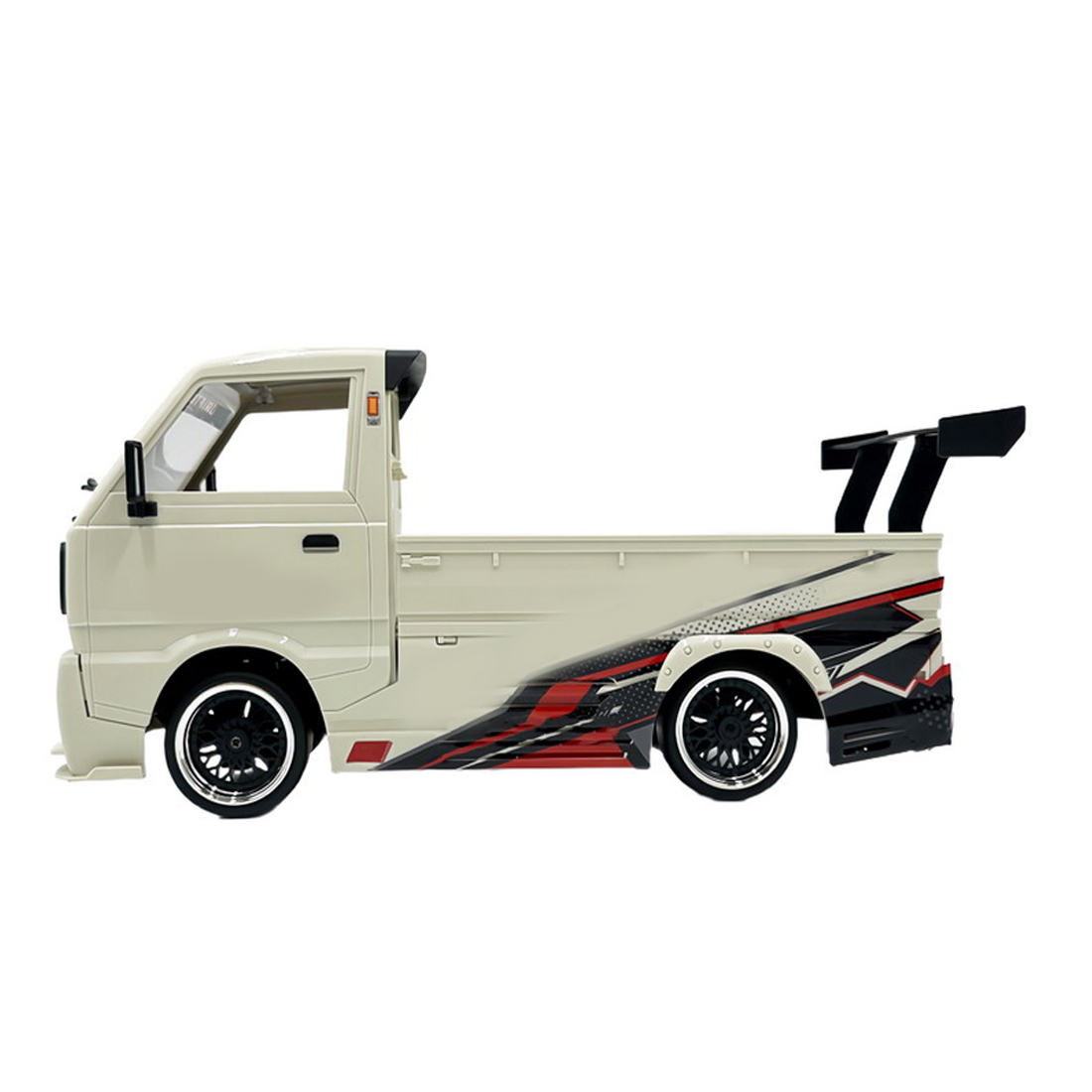 1/10 RC Drift Car, Brushless 2435 4000KV Motor Truck, 25KM/H Speed 2.4G Proportional Control, Metal Driveshaft – D-14S RTR White RC Drift Toy for Adults