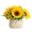 C, variant on Miyuadkai Fake Plants Flower Clearance Artificial Sunflowers Bouquets Dummy Silk Sunflowers with Stems for Decorations Yellow Faux Sun Flowers Bulk Arrangements for Wedding Birthday Party Room Decor C