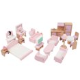thumbnail image 1 of 22PCS Dollhouse Furniture Set Creative Mini Furniture Doll House Furnishings, 1 of 9