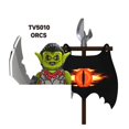 thumbnail image 1 of Medieval Warrior Soldier Mini Figure Building Blocks Set, Elf Dwarf Ranger Human Wizard Character Model, DIY Assembled Educational Toy Gift for Kids Boys Girls, 1 of 2
