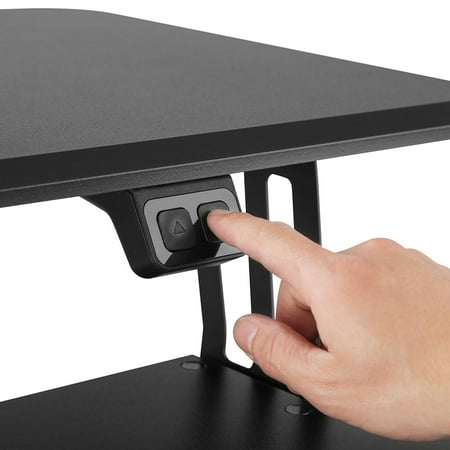Electric Height Adjustable Laptop Stand 37 4 Sit Stand Desk Converter For Monitor Computer Laptop Walmart Canada