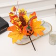 thumbnail image 4 of Fausse Feuille d'Érable Durable Facile à Entretenir Citrouilles Artificielles Feuille d'Érable pour Récolte Action de Grâce Halloween Fêtes, 4 of 8