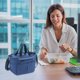 thumbnail image 5 of Bolsa de almuerzo aislada para mujeres y hombres, bolsas de almuerzo grandes para el trabajo, picnic, playa con correa para el hombro, 5 of 5