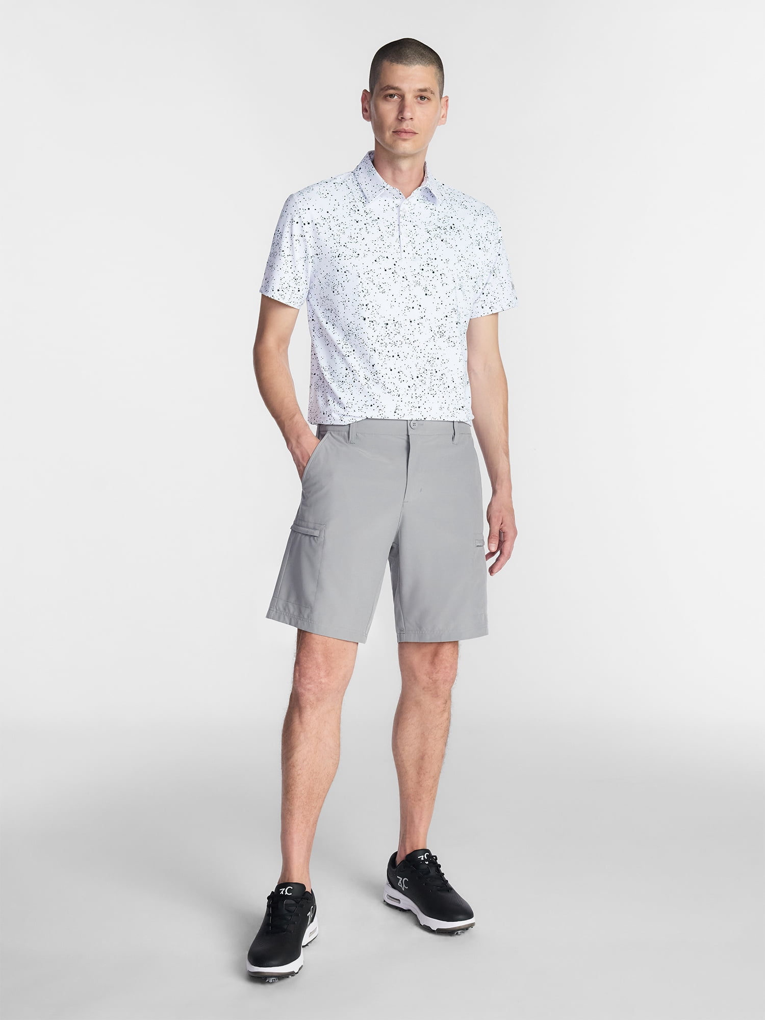Birdie Bound Men's & Big Men's Cargo Golf Shorts, 9" Inseam, Sizes 28-48