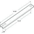 thumbnail image 2 of 12-1/2 in., Aluminum, Casement Track, 2 of 2