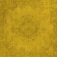 thumbnail image 1 of Ahgly Company Indoor Square Oriental Yellow Industrial Area Rugs, 6' Square, 1 of 4