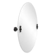 thumbnail image 5 of Frameless Oval Tilt Mirror with Beveled Edge in Polished Brass, 5 of 5