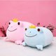 thumbnail image 2 of Soft Frog Plush Pillow Stuffed Animal Toy Cute Crown Frog Plush Doll Toy for Kids Boys Girls Birthday Valentine (pink, 16.5 in), 2 of 4