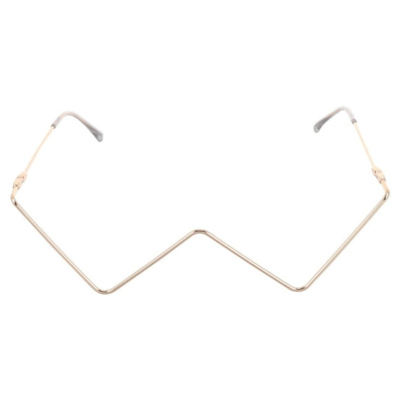 Gafas semi al aire, montura de gafas sin lentes, montura de gafas decorativa