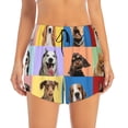 thumbnail image 2 of Lsque funny dogs Printed Women's Running Shorts with Liner Pockets,Elastic Quick Dry Workout Athletic Gym Yoga Shorts,Womens High Waist Shorts-X-Large, 2 of 7