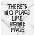 thumbnail image 2 of No Place Like Home Page Famous Quote Plus Size Crewneck Graphic Tee Shirt Brisco Brands 2X, 2 of 5