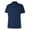 Blue, variant on Mens Tees European Style Solid Color Button Open Neck Pocket Stand Collar Men Casual Loose Fit Comfortable Business Short Sleeve Tee