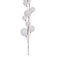 thumbnail image 2 of Vickerman 10' White Assorted Finish Branch Ball Ornament Garland., 2 of 4