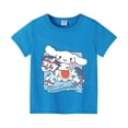 thumbnail image 1 of Cinnamoroll-Camiseta de Sanrio para niñas, ropa Kawaii de algodón, cómoda, Base de Anime, 1 of 4