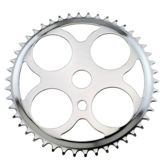 Fenix 4 Circles Bike Sprocket/Chainring, 46T Chrome, Various Thickness (46 Teeth (1/2 x 1/8))