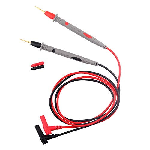 Multimeter test probe with fine pin 