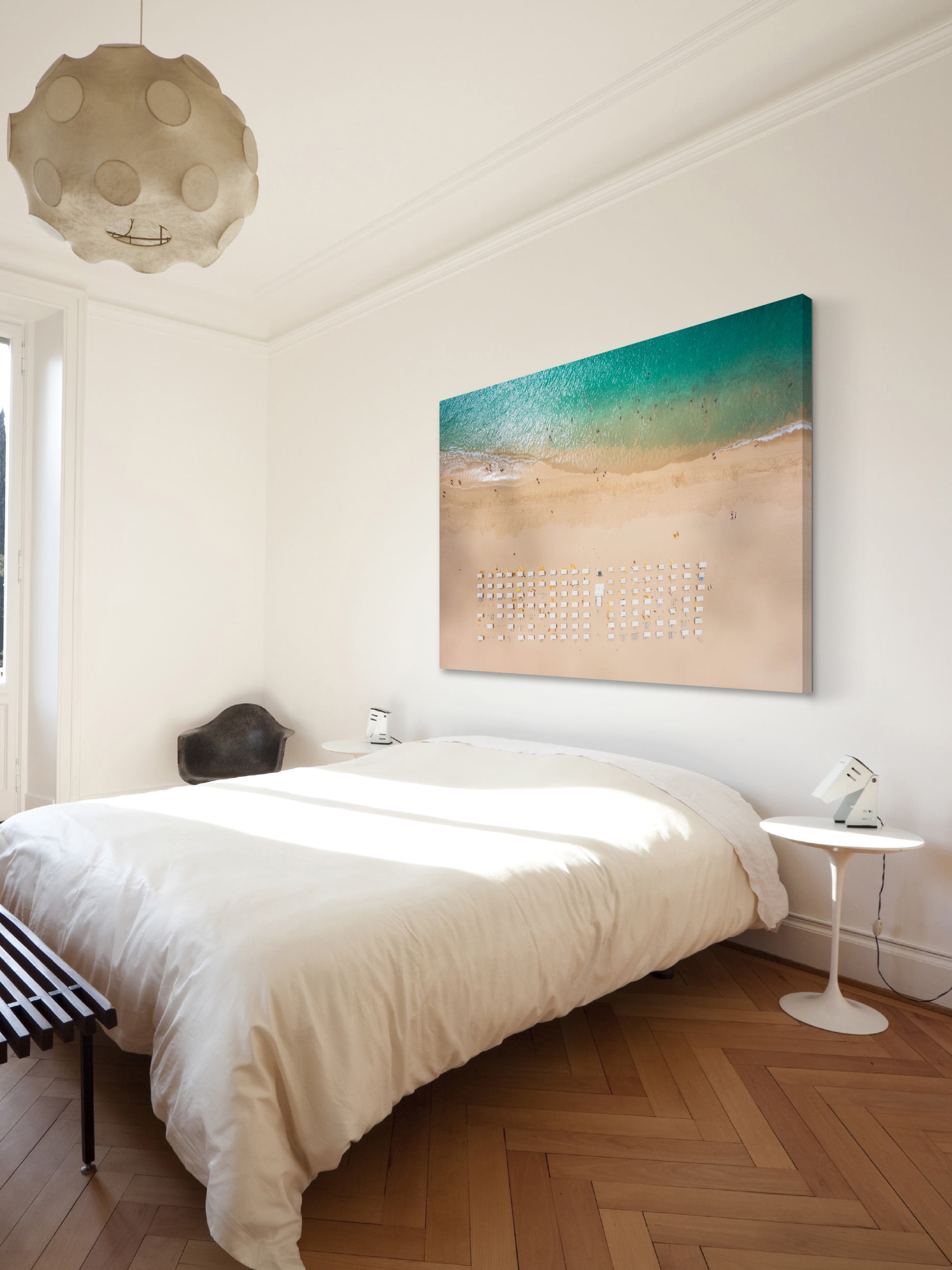 "Beach Goers" Painting Print on Wrapped Canvas