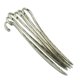 thumbnail image 5 of 6 Piezas de Colección de Metal Plateado con Mini de Gancho de Pesca, 5 of 6